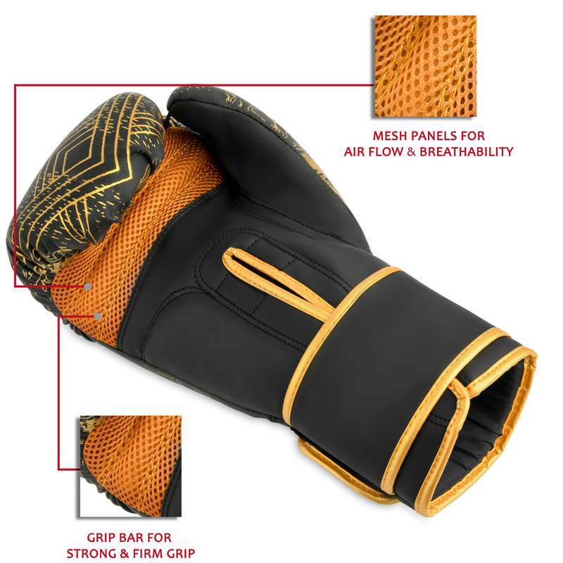 Guanti Da Boxe Per Adulti, Guanti Da Allenamento MMA In Pelle Di - Foto 11