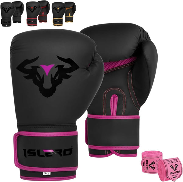 Islero The Bull Series Pink Boxing Gloves