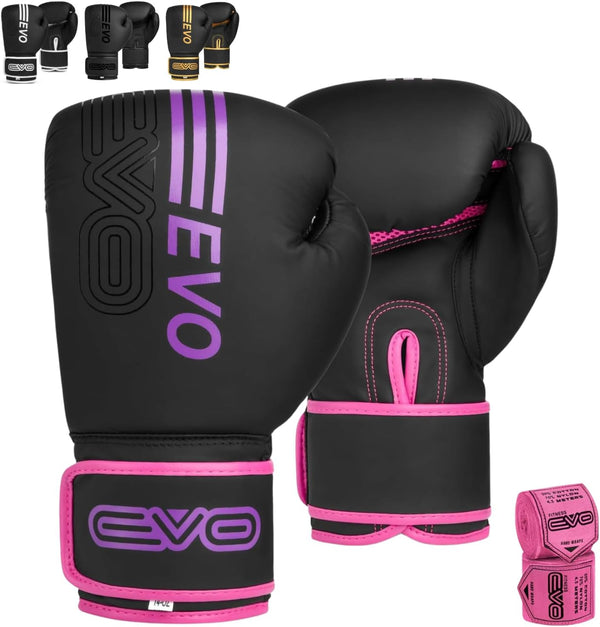 EVO FITNESS Predator Series Boxing Gloves