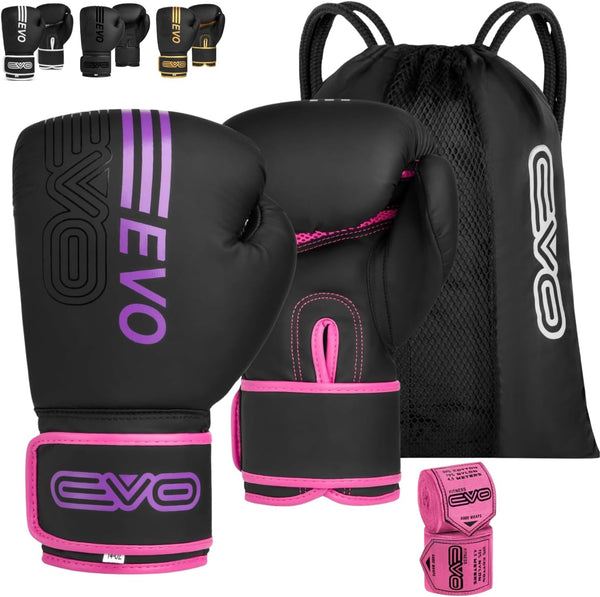 EVO FITNESS Predator Series Boxing Gloves