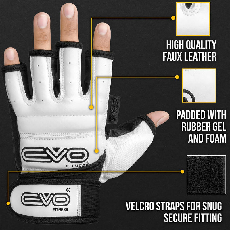 EVO Fitness MMA Gloves white