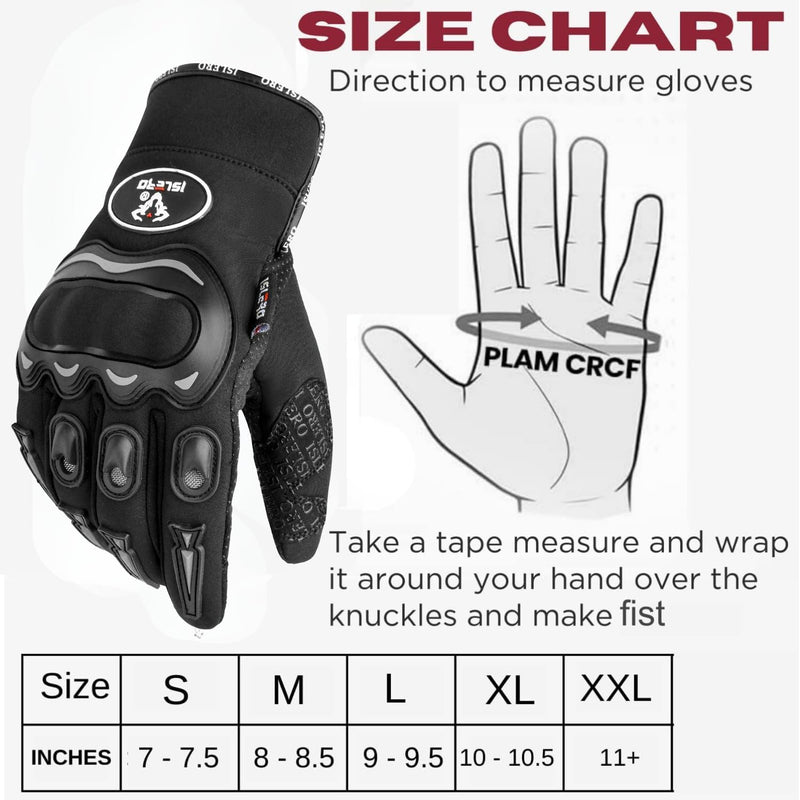 Islero Motorcycle Heavy Duty Gloves