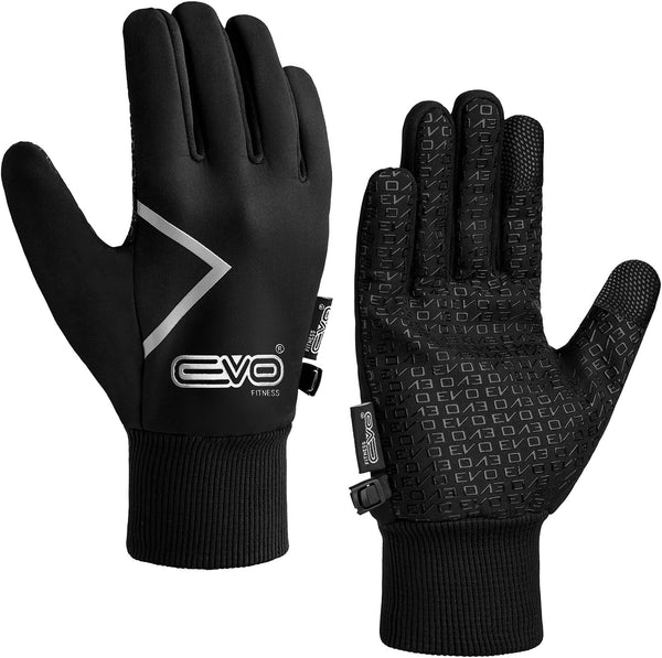 EVO Fitness mens Thermal Winter Gloves