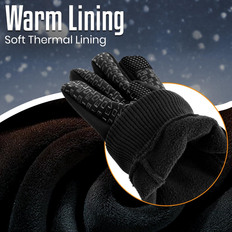 EVO Fitness mens Thermal Winter Gloves