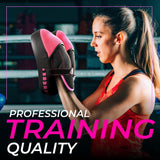 EVO Fitness Pink Boxing Gloves and Focus Pads Deal