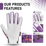 Islero Gardening gloves short purple