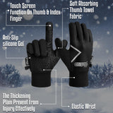 EVO Fitness mens Thermal Winter Gloves