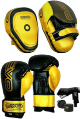 EVO Fitness Boxing Gloves and Focus Pads Deal