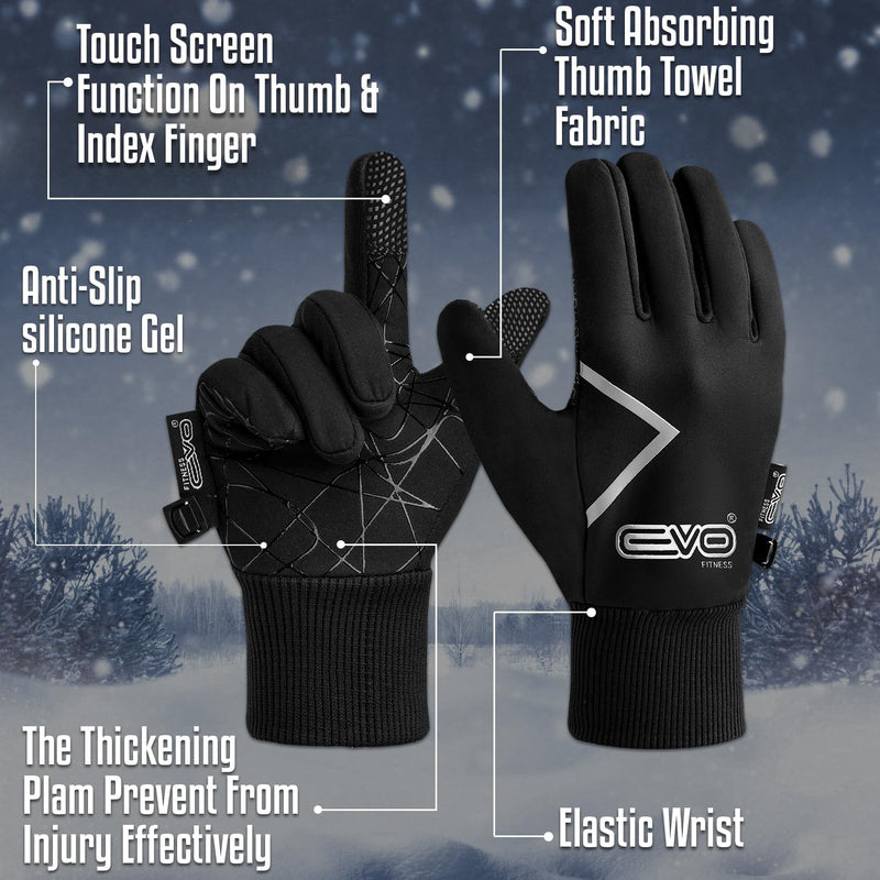 EVO Fitness Kids Thermal Winter Gloves