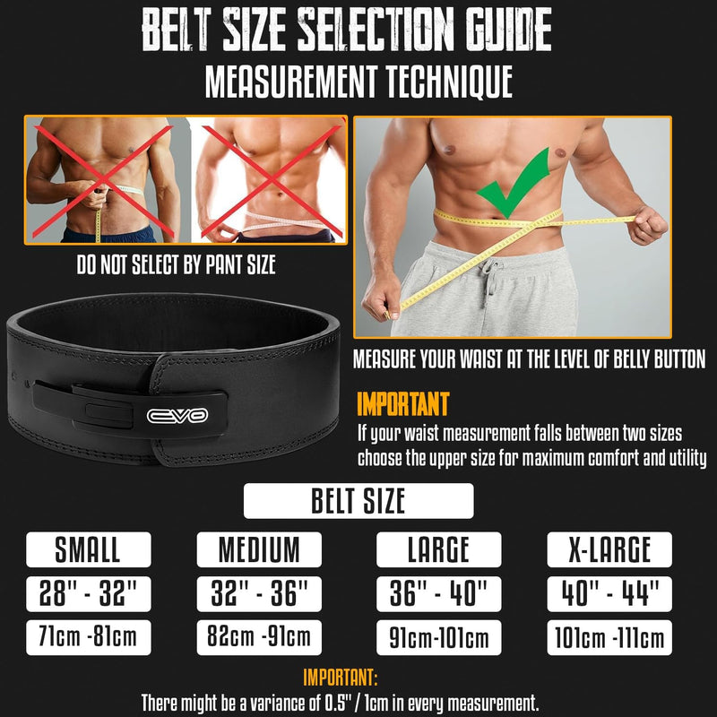 EVO Fitness Weight Lifting Belt