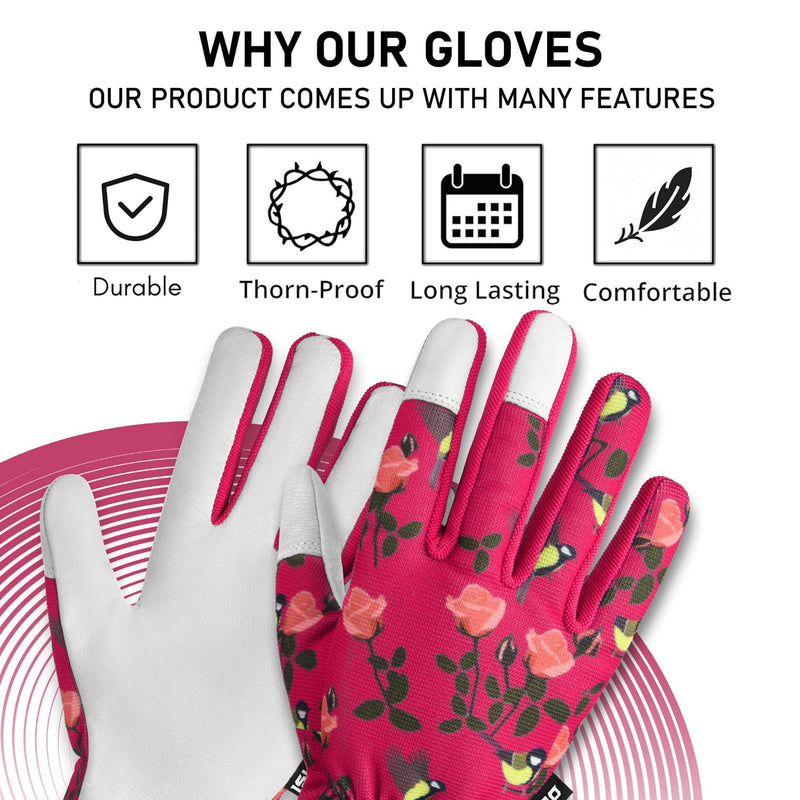 Islero Gardening gloves Short Red