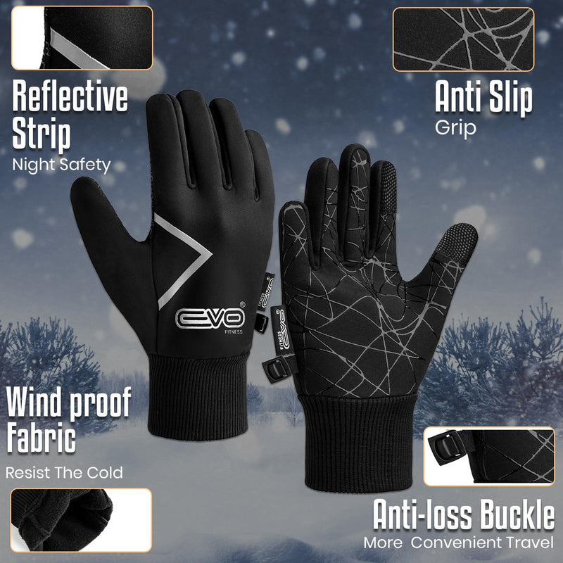 EVO Fitness Kids Thermal Winter Gloves