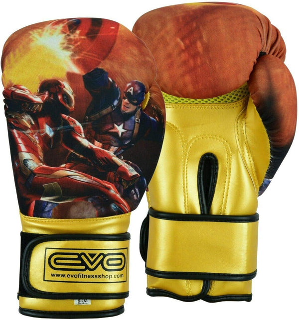 EVO KIDS CAPTAIN AMERICA BOXING GLOVES