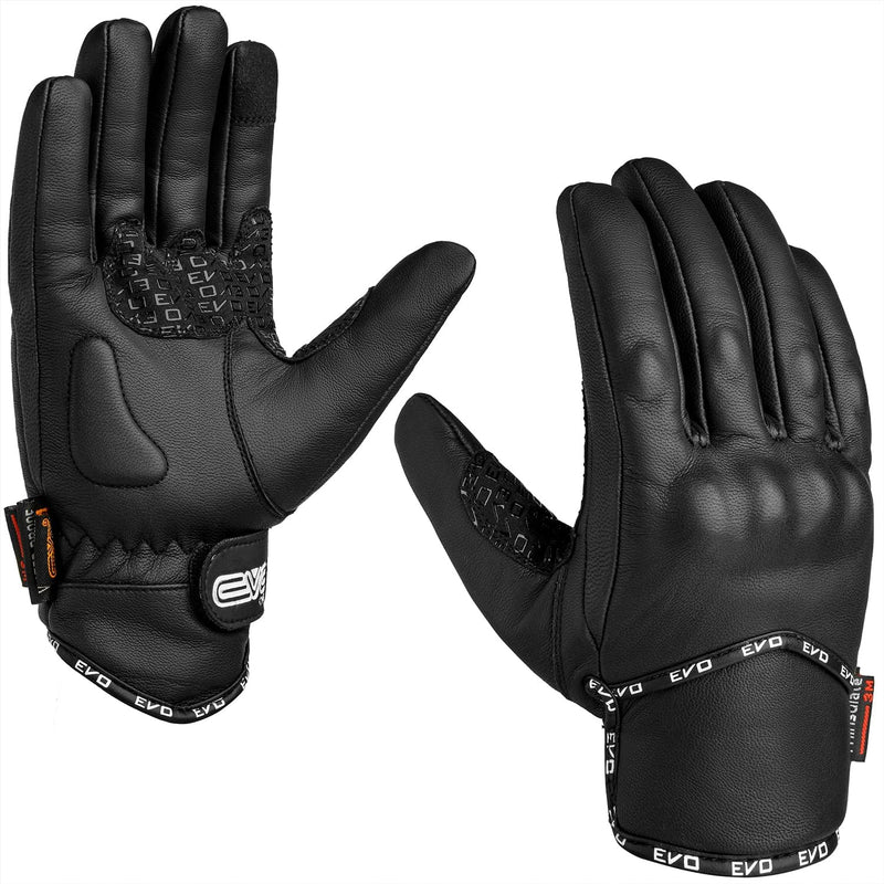 EVO PURE Leather Winter Knuckle Gloves