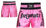 EVO Ladies Muay Thai Shorts Women MMA Kick Boxing Martial Arts Girls Fight Gear - EVO Fitness